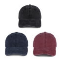 OAKFARM 3 Pack Baseball Cap Mens Hats for Women Distressed Washed Denim Vintage Bulk Caps Wholesale Dad Hat Adjustable @ $9.99