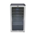 Whynter BR-130SB Beverage Refrigerator with Internal Fan, Black/Stainless Steel