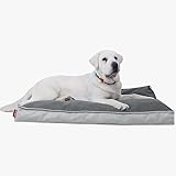 Dog Beds for Large Dogs Anti-Slip Pet Sleeping Mat （36in * 27in * 3in Large Dogs Dog with Waterproof Liner and Shredded Memory Foam L Dog Crate Bed with Removable Cover with Dog Biting Rope Toy @ $21.50