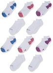 Fruit of the Loom Girl’s Little Everyday Essential Soft Cushion Socks @ $4.99