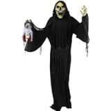 Haunted Hill Farm 67″ Life-Size Animatronic Reaper Halloween