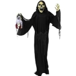 Haunted Hill Farm 67″ Life-Size Animatronic Reaper Halloween