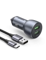 UGREEN USB Car Charger 36W – 12V USB Charger Multi Ports Fast Car Charger Adapter Compatible with iPhone 14/13/12/11/SE/XR @ $9.99