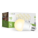 Sigalux A19 LED Light Bulb, Non-Dimmable Led Bulbs 75 Watt Equivalent, Soft White 2700K 1100LM 11.5W, Standard Light Bulbs E26 Medium Base, UL Listed, 10 Pack