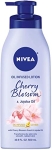 NIVEA Oil Infused Body Lotion, Cherry Blossom and Jojoba Oil, Body Lotion for Dry Skin, 16.9 Fl Oz Pump Bottle