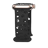 MITERV Silicone Band Compatible with Apple Watch Band 38mm 40mm 41mm 42mm 44mm 45mm 49mm, Hollow-Out Design Wristbands Soft Sport Breathable Watch Bands for iWatch Ultra SE Series Series 8 7 6 5 4 3 2 @ $3.79