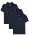The Children’s Place Boys’ 3 Pack Short Sleeve Pique Polo @ $11.99