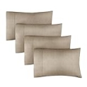 King Size Pillow Cases Set of 4 – Extra Soft – Pack of 4 Pillowcases – Hotel Luxury Pillowcases – Machine Washable Pillow Protectors – 20×40 Pillow Cases, 4 Piece – King Heathered Beige Pillow Covers @ $12.50