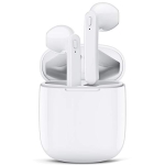 Beben IPX7 Waterproof Bluetooth Earbuds, True Wireless Earbuds, 30H Cyclic Playtime Headphones with Type C Charging Case and mic, in-Ear Stereo Earphones Headset for Sport (White)
