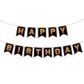Wanlabaner Happy Birthday Banner with Ribbon for Birthday Party Decorations, Perfect Backdrop for Birthday Celebrations and Essential Party Supplies @ $2.99