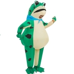 Inflatable Frog Costume Halloween Funny Full Body Blow up Cosplay Animal Costume Suit for Adult @ $29.99