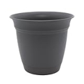 The HC Companies 8 Inch Eclipse Round Planter with Saucer – Indoor Outdoor Plant Pot for Flowers, Vegetables, and Herbs, Warm Gray @ $4.60