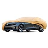 JURMON Heavy Duty Outdoor Car Cover Custom Fit for Chevy Camaro,Windproof All Weather Waterproof Sun Rain UV Dust Snow Protection Outdoor Car Covers