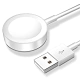 𝟮𝟬𝟮𝟯 𝐔𝐩𝐠𝐫𝐚𝐝𝐞𝐝 for Apple Watch Charger Magnetic Fast Charging Cable [Portable] Magnetic Wireless Charging Compatible with iWatch Series Ultra/8/7/6/SE/SE2/5/4/3/2/1-[3.3ft] White @ $7.55