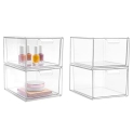 Vtopmart 4 Pack Stackable Makeup Organizer Storage Drawers @ $37.99