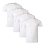 Hanes Ultimate Men’s 4-Pack FreshIQ Slim Fit Crew T-Shirt @ $11.99