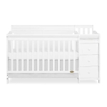 Dream On Me 5 In 1 Brody Convertible Crib With Changer In White @ $290.00