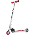 Razor A Kick Scooter for Kids, Lightweight, Foldable, Aluminum Frame, Adjustable Handlebars (Red) @ $20.00