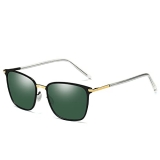 Coloseaya Square Polarized Sunglasses for Men and Women Polygon Mirrored Lens (green) @ $6.06
