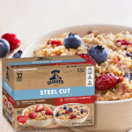 32-Count Quaker Steel Cut Quick 3-Minute Oatmeal, 2 Flavor Variety Pack as low as $18.18 After Coupon (Reg. $27.98) + Free Shipping – 57¢/packet! @ $18.18