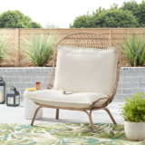 Better Homes & Gardens Willow Sage Steel Wicker Patio Cuddle Chair