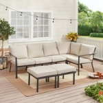 Mainstays Sandhill 7-Piece Outdoor Patio Sectional Set (Beige) @ $276.00