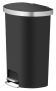 Better Homes & Gardens 14.5 Gallon Plastic Semi Round Kitchen Step Trash Can (Black) @ $49.98