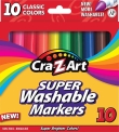 Cra-Z-Art Classic Washable Broadline Markers, 10 Count @ $0.75