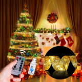 Decorate and beautify your Christmas tree with this 40FT Christmas Ribbon Fairy Lights with USB Port $11.50 After Code + Coupon (Reg. $22.99) @ $11.50