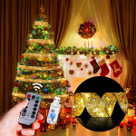 Decorate and beautify your Christmas tree with this 40FT Christmas Ribbon Fairy Lights with USB Port $11.50 After Code + Coupon (Reg. $22.99) @ $11.50