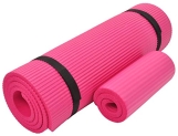 Everyday Essentials 1/2-Inch Extra Thick High Density Anti-Tear Exercise Yoga Mat with Knee Pad and Carrying Strap @ $11.77