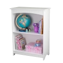 Nantucket Children’s Wooden 2-Shelf Bookcase with Wainscoting Detail – White @ $25.49