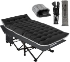 Nictemaw Camping Cots for Adults with Mattress 900lbs Double Layer Oxford Sleeping Cots for Adults @ $69.99