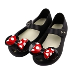 Girls Sweet Dot Bow Princess Sandals Shoes Mary Jane Jelly Shoes Kid’s Flat for Toddler/Little Kid