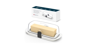 KITCHENDAO One-handed Airtight Butter Dish with Lid @ $6.78