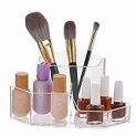 Cq acrylic Makeup Brush Holder Organizer, 3 Slot Cosmetics Storage Makeup Brushes Cup on Vanity, Desk,Bathroom Countertops,Pack of 1 @ $4.02