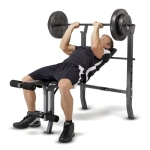 Marcy MD-2082W Diamond Elite MD Standard Bench with 100 lb. Weight Set @ $199.99