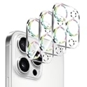 Dengduoduo 3 Pack Camera Lens Protector for iPhone 16 Pro 6.3 inch and 16 Pro Max 6.9 inch, Tempered Glass, Ultra HD, 9H Hardness, Anti-Scratch, Case Friendly [No Affect on Night Shots]