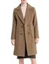 Minibee Women’s Trench Coats Winter Wool Peacoat Warm Double Breasted Pea Coat Lapel Jacket Outwear Camel XXL @ $30