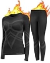 UNIQUEBELLA Womens Thermal Underwear, Thermal Base Layers Women – Ski Wear Ladies Compression Athletic Long Johns Skins Set @ $19.79