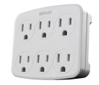 Woods 41196 Wall Adapter with 6 Grounded Outlets @ $3.33