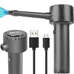 Compressed Air Duster, Electronic Air Duster, Portable 40000 RPM Cordless Dust Blower, 6000mAh Battery Air Can Duster, Powerful Computer Keyboard Cleaning Air Spray, Rechargeable Electric Canned Air @ $20.00