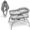 The First Years Dreams Portable Bedside Bassinet with Convenient & Easy 3D Fold for Baby (White) @ $89.00