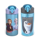 Zak Designs Disney Frozen 2 Kids Water Bottle Set with Reusable Straws and Built in Carrying Loops @ $12.10
