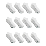 Hanes boys Extra Durable No Show Multipack athletic socks @ $6.99