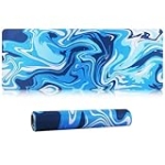 HoYiXi Gaming Mouse Pad Extra Large Computer Keyboard Mouse Mat Desk Pad Soft Smooth Surface and Anti-Slip Rubber Base Soft Cloth XXL Mouse Pad 800 x 300 x3 MM (SOM001) BL @ $3.99