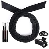 Heatless Hair Curler Heatless Curls for Long Hair Heatless Curling Rod Headband for Women Overnight Hair Curlers to Sleep In Hair Rollers-Includes Airless Spray Bottle, Hair Clips, 5 Piece Set （Black） @ $5.98 ($5.98 / Count)