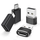 Elebase 4Pack USB to USB C Adapter&Type C Male to 3.0 Female Charger @ $3.59