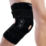 Plus Size Knee Brace for Women Men Hinged Knee Brace with Side Stabilizers Open Patella Adjustable Knee Brace for Arthritis Pain and Support @ $11.49