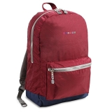 J World New York Lux Laptop Backpack, Burgundy, One Size